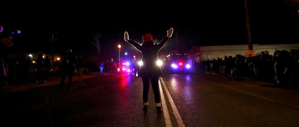 In zahlreichen US-Städten blockierten Protestierer in der Nacht den Verkehr.