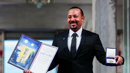 Abiy Ahmed, Ministerpräsident von Äthiopien, hat am Dienstag den Friedensnobelpreis erhalten.