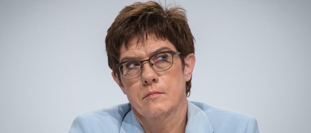 Verteidigungsministerin und CDU-Chefin Annegret Kramp-Karrenbauer. 