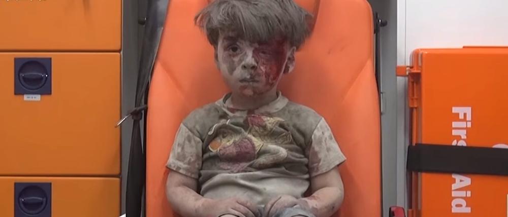 Die Aufnahmen von Omran in Aleppo hatten Menschen weltweit erschüttert.