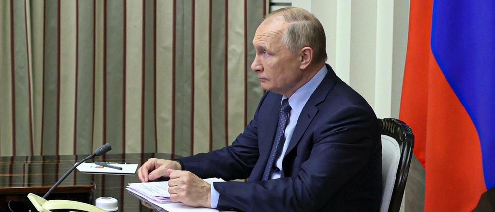 Russlands Präsident Wladimir Putin, stellt klare Forderungen an die Nato. 