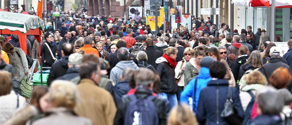 Die Bevölkerungszahl in Deutschland ist weiter gewachsen.