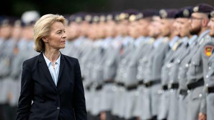 Ursula von der Leyen (CDU), damals Bundesverteidigungsministerin (Archivbild von 2018)