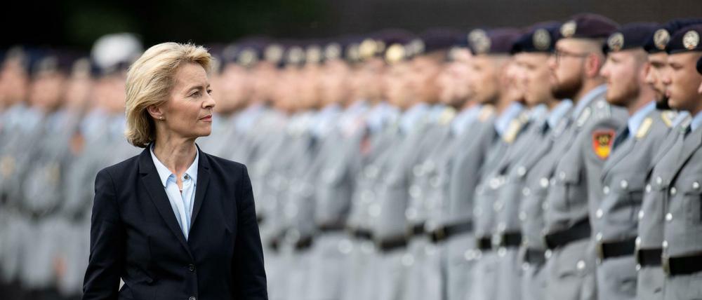 Ursula von der Leyen (CDU), damals Bundesverteidigungsministerin (Archivbild von 2018)