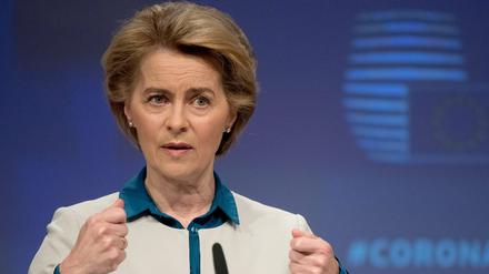 Entschlossen gegen das Virus: EU-Kommissionspräsidentin Ursula von der Leyen