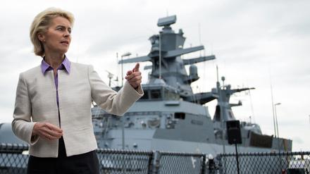 Bundesverteidigungsministerin Ursula von der Leyen (CDU) spricht sich gegen einen Einsatz der Bundeswehr in Syrien aus.