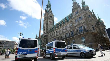 In Hamburg bereitet sich die Polizei aus ganz Deutschland auf den G-20-Gipfel vor. 