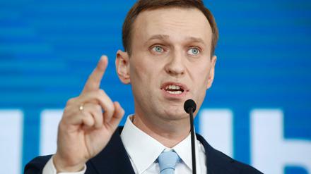 Der russische Oppositionsführer wird wegen einer Vorstrafe nicht zugelassen. 