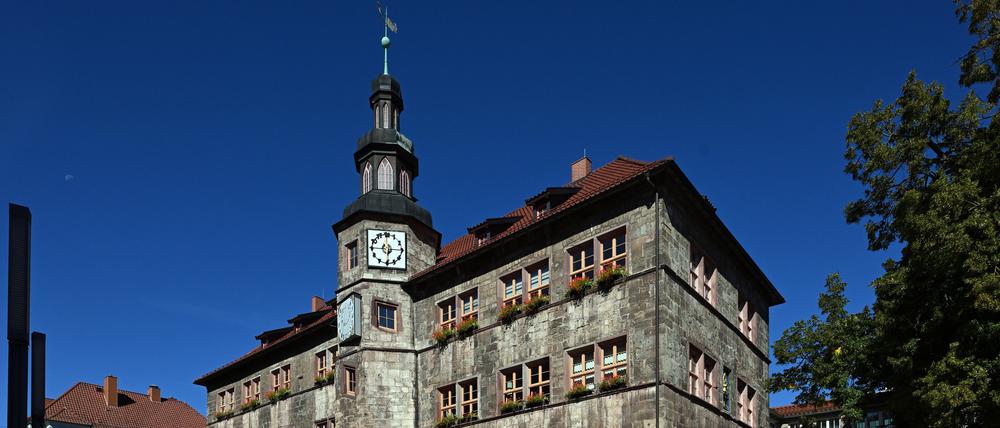 Das historische Rathaus der Stadt, wenige Tage vor der Oberbürgermeisterwahl in Nordhausen (Symbolbild).