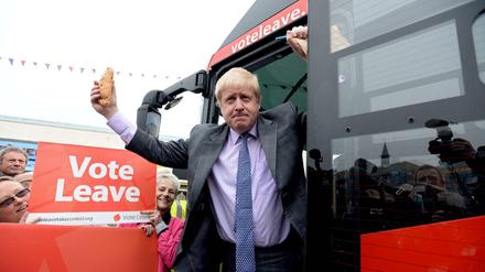 Boris Johnson führt die Kampagne für einen Austritt Großbritanniens aus der EU, den sogenannten Brexit, an. 