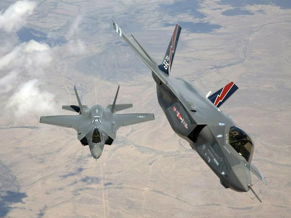 Auf der Liste des Verteidigungsministeriums: F35-Kampfflugzeuge des Rüstungshersteller Lockheed Martin (Archivbild) 