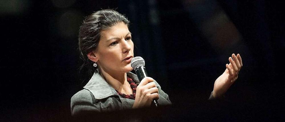 Sahra Wagenknecht gegen Rot-Rot-Grün auf Bundesebene