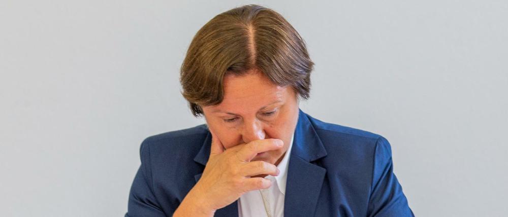 Carolin Schreck, Landeswahlleiterin in Sachsen. 