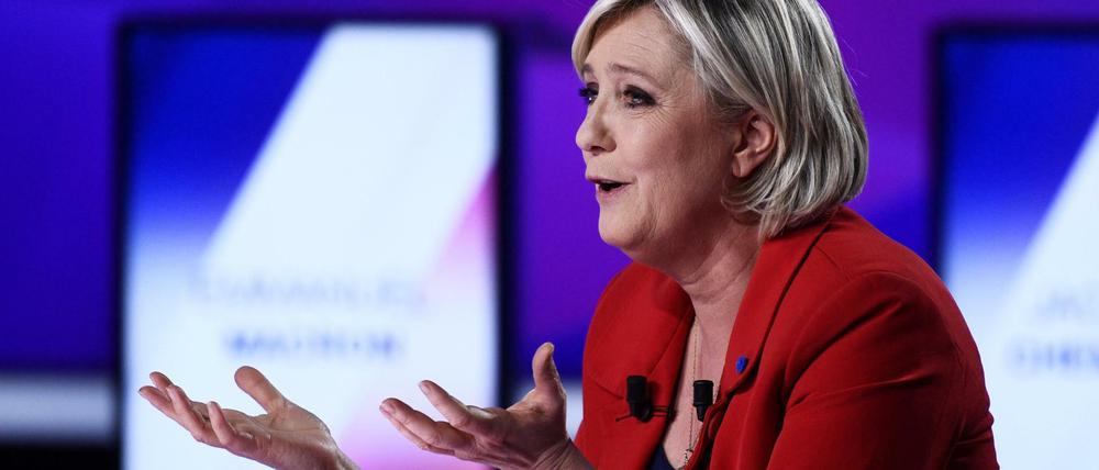 Die Präsidentschaftskandidatin des Front National, Marine Le Pen, will eine Null-Toleranz-Politik.