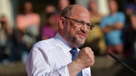SPD-Kanzlerkandidat Martin Schulz wettert gegen US-Präsident Trump 