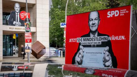 Die SPD hat den Wahlkampf komplett auf Olaf Scholz zugeschnitten. 