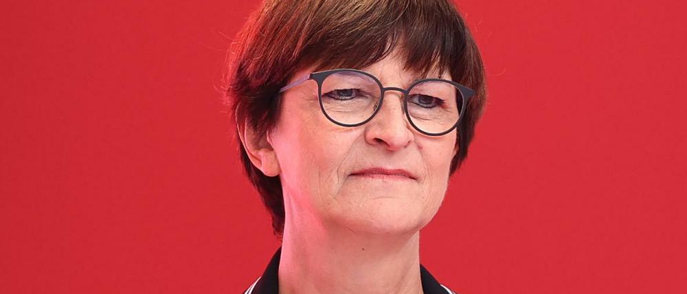 SPD-Parteivorsitzenden Saskia Esken