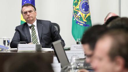 Unter Druck auch im Inland: Brasiliens Präsident Jair Bolsonaro