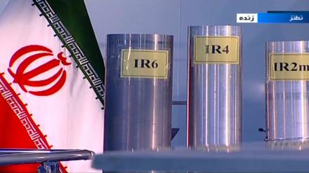 Das Standbild des TV-Senders IRIB zeigt Zentrifugen in der Atomanlage Natanz zur Anreicherung von Uran. 