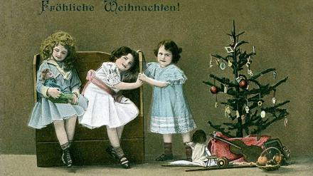 Ganz klassisch: Die Motive der Weihnachtskarten sind vielfältig – und traditionell. 