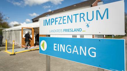 Impfzentrum in Schortens im Landkreis Friesland