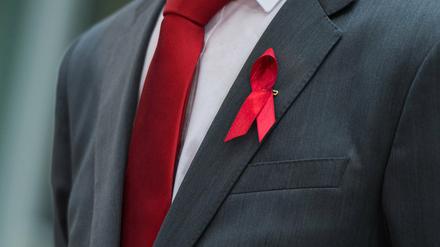 Gegen Diskriminierung: Seit 1988 wird jährlich im Dezember der Welt-Aids-Tag begangen.
