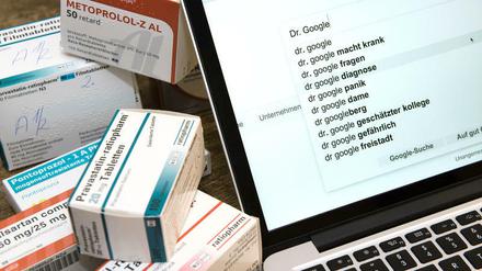 Was sagt Dr. Google? Bei Gesundheitsfragen konsultieren viele das Internet.   