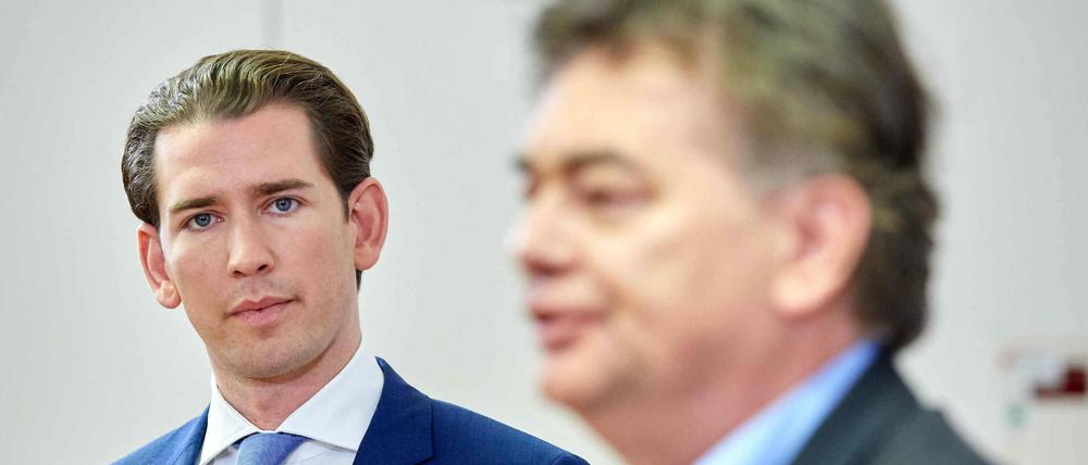 Die Parteichefs der ÖVP und der Grünen, Sebastian Kurz (links) und Werner Kogler, haben kaum eine andere Wahl als eine Zusammenarbeit.