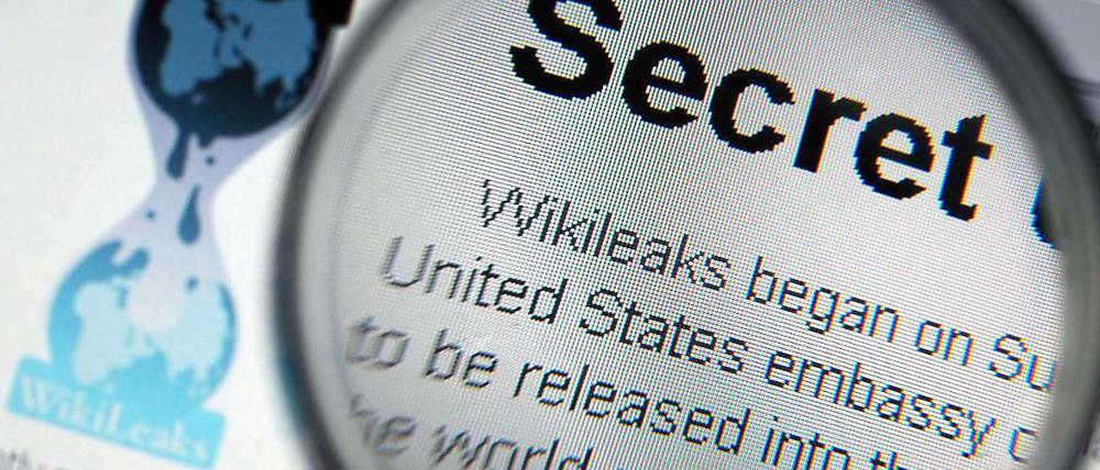 Die Enthüllungsplattform Wikileaks. 
