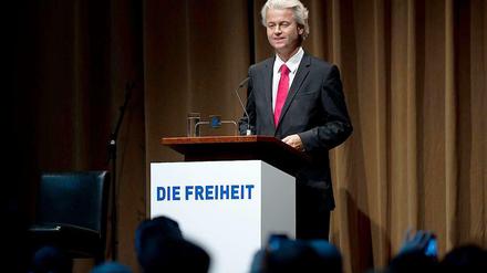 Geert Wilders propagiert Freiheit - nur für christliche Europäer.