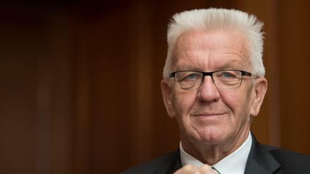 Der baden-württembergische Ministerpräsident Winfried Kretschmann liegt mit seinen Grünen in Umfragen weit vorne.
