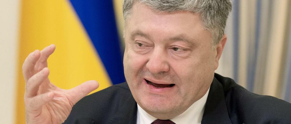Der ukrainische Präsident Petro Poroschenko. 