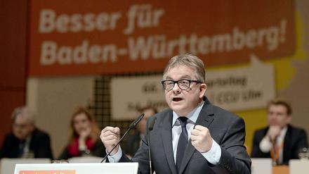 Guido Wolf ist der CDU-Spitzenkandidat für die Landtagswahl 2016 in Baden-Württemberg.