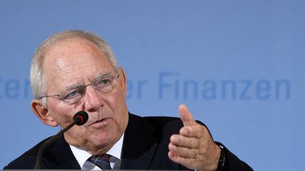 Hofft auf eine Beruhigung der Lage: Bundesfinanzminister Wolfgang Schäuble.