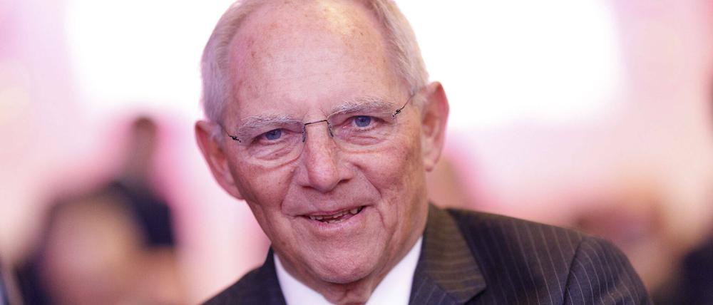 Bundestagspräsident Wolfgang Schäuble hatte mit einer Aussage über die Grundrechte provoziert. 