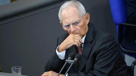 Kein Freund von Plakaten im Bundestag: Wolfgang Schäuble