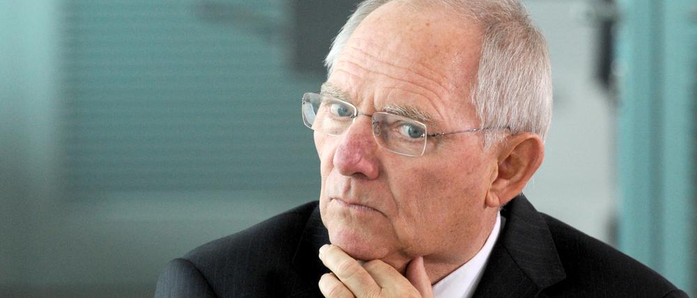 Er will die Schuldenbremse lockern: Bundesfinanzminister Wolfgang Schäuble.