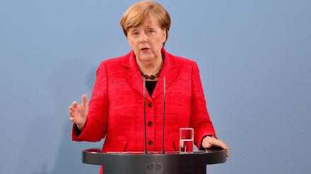 Distanzierte Unterstützung: Bundeskanzlerin Angela Merkel (CDU). 