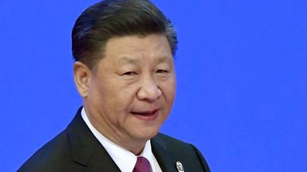 Chinas Staats- und Parteichef Xi Jinping spricht während asiatischen Wirtschaftsforums. 