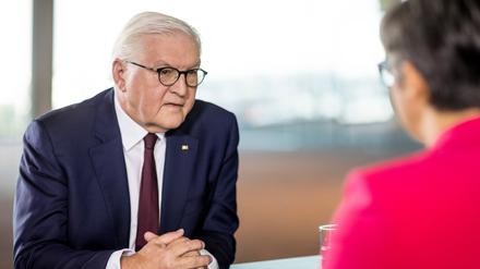 Bundespräsident Frank-Walter Steinmeier (SPD) im ZDF-Sommerinterview