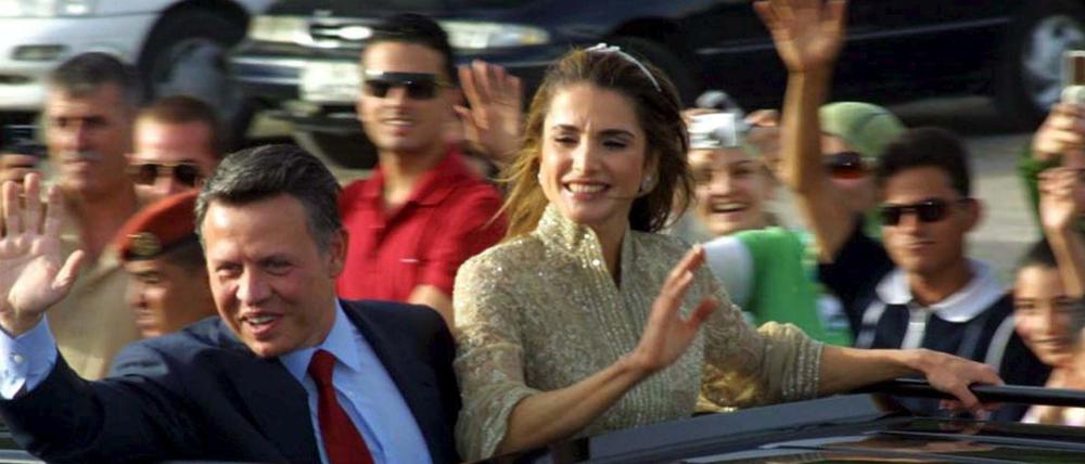 Bessere Zeiten: König Abdullah II mit seiner Frau Rania 2009 beim 10. Thronjubiläum. 