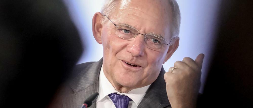Bundesfinanzminister Wolfgang Schäuble (CDU).