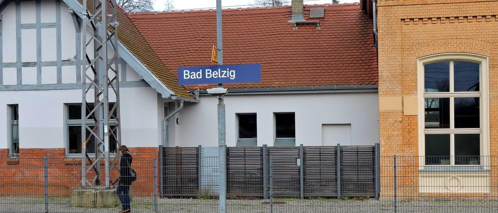 Der Bahnhof von Bad Belzig.