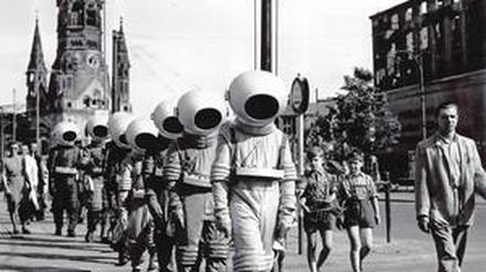 Mondlandung. Werbung für Science Fiction auf der Berlinale 1951.