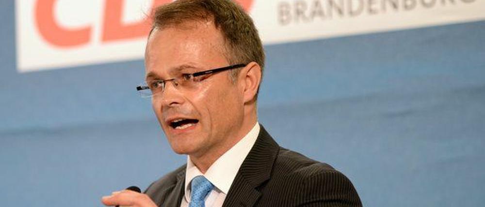 Er will an die Spitze: CDU-Landeschef Michael Schierack. Auch die FDP bereitet sich auf die Landtagswahl in Brandenburg vor.