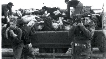 Alliierte Soldaten in Bergen-Belsen: Das Grauen festhalten -