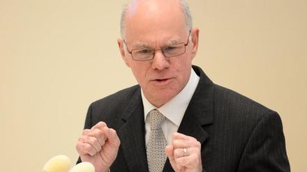 Bundestagspräsident Norbert Lammert im Brandenburger Landtag.
