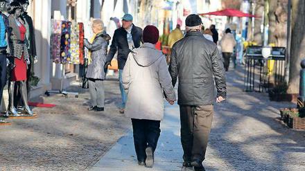 Frauen werden in Potsdam durchschnittlich 83,6 Jahre alt, Männer 79,3 Jahre.