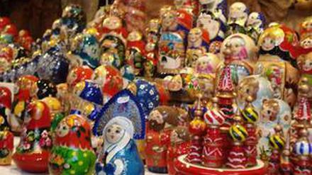 So bunt stellt man sich oft Russland vor. In Berlin leben etwa 300.000 Russen, die am 7. Januar Weihnachten feiern.