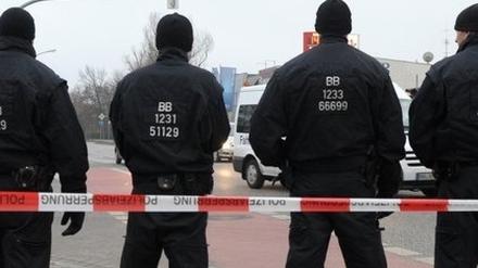 Stehen für die Sicherheit der Brandenburger: Die Polizisten. Doch durch die Reform fallen viele Stellen weg.